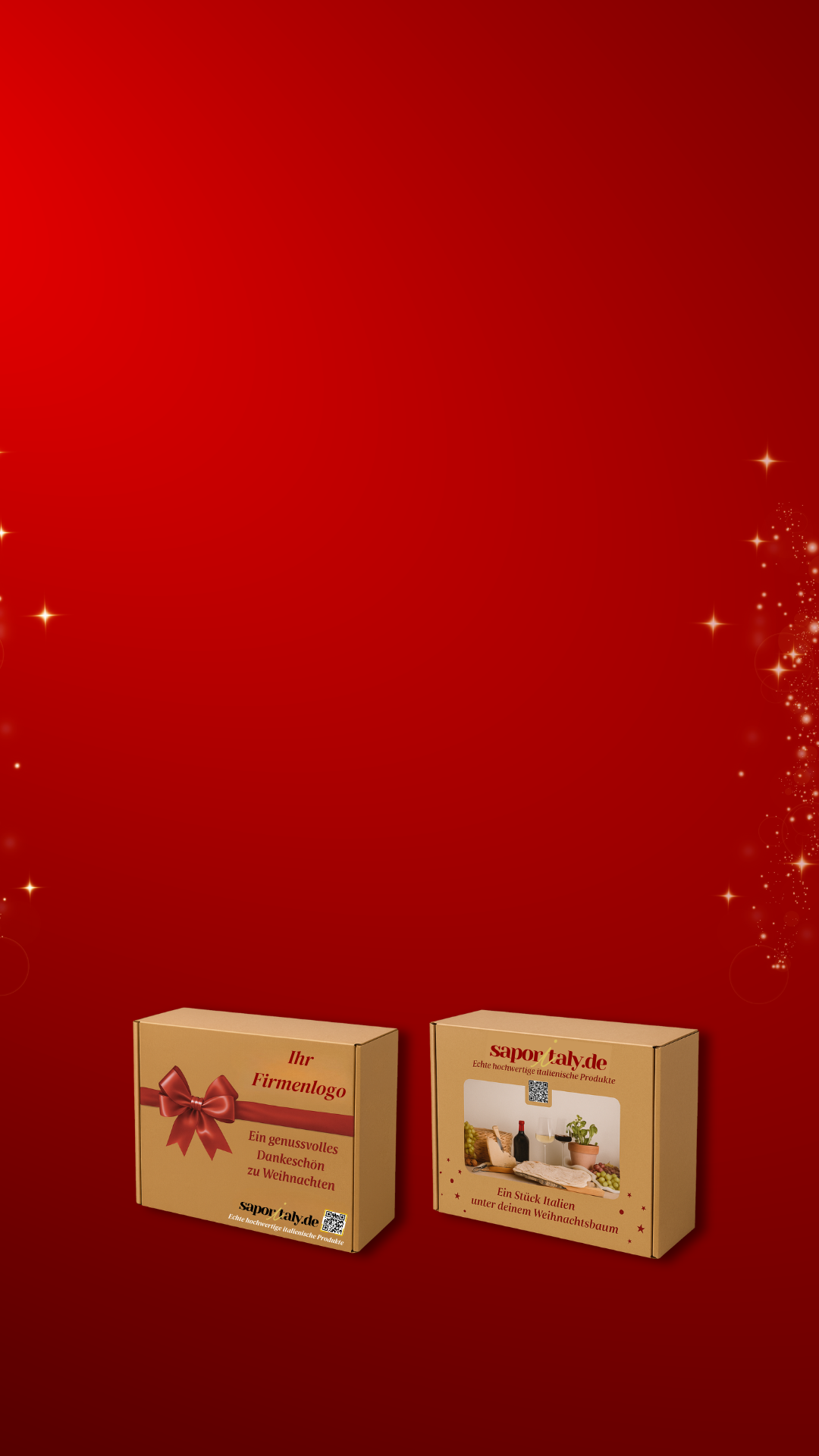 Hochwertige Weihnachtsgeschenke für Kunden & Familie aus Italien