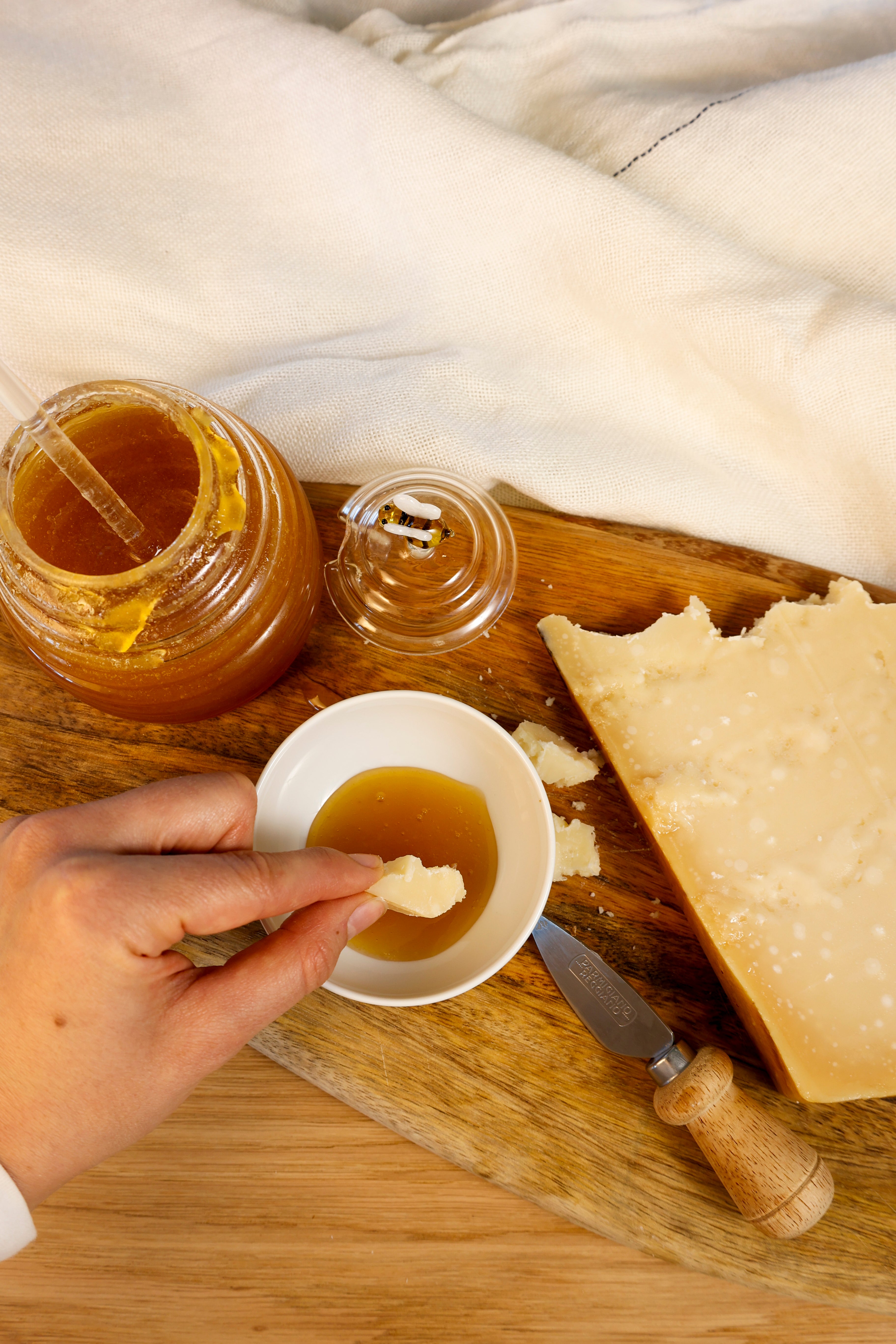 Parmigiano Reggiano mit Honig